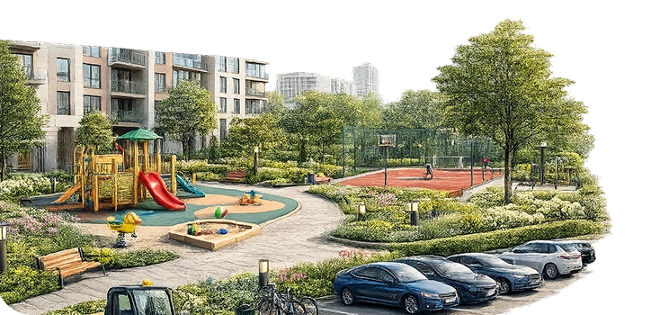 Благоустройство жилых комплексов