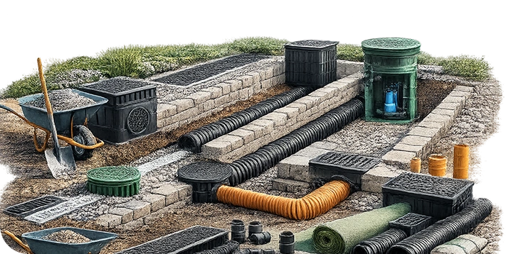 Дренаж и ливневая канализация