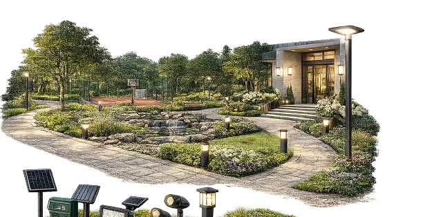 Освещение территории